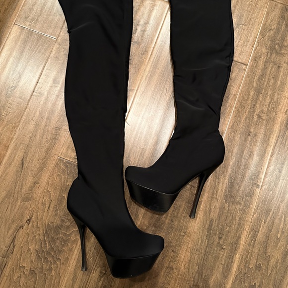Bebe.  Michaela boot.  Black.  Women’s size 8. - Picture 2 of 6